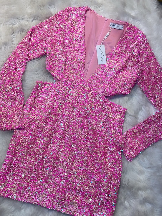 Petal & Pup Dresses & Skirts - Petal & Pup Pink Sequin Dress